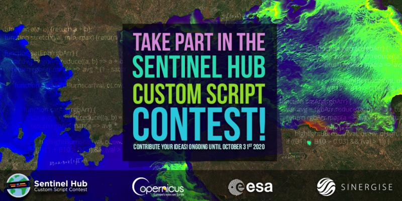 Take part in the third round of the Sentinel Hub Custom Script Contest!